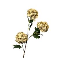 Roberts Collection Kunstbloem sneeuwbal 90cm creme - thumbnail