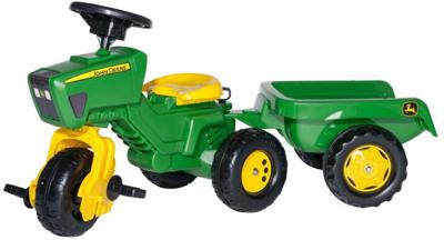 Rolly Toys rollyTrac John Deere traptrekker met aanhanger