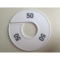 Maatring 11 cm wit/zwart 50 - thumbnail