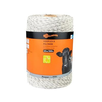 Gallagher Vidoflex 6 PowerLine wit 1000m - 072422 072422 - thumbnail