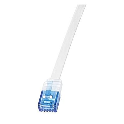 LogiLink CF2061U RJ45 Netwerkkabel, patchkabel CAT 6 U/UTP 3.00 m Wit Zeer flexibel 1 stuk(s)