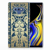 Samsung Galaxy Note 9 TPU Case Beige Flowers - thumbnail