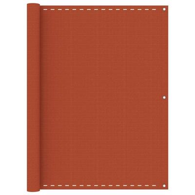 VidaXL Balkonscherm 120x600 cm hdpe oranje