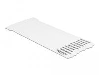 Delock Klittenband kabelbinder (l x b) 200 mm x 12 mm Wit 10 stuk(s) - thumbnail