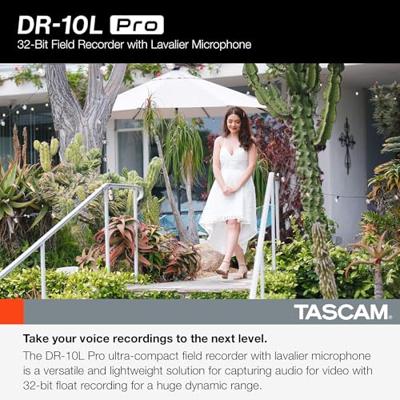 Tascam DR-10L Pro digitale audiorecorder en lavalier combo - thumbnail