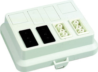 ATTEMA 6045 DEKSEL AK2 GS met 2 aansluitingen GST18® zwart 2 aansluitingen GST18® wit