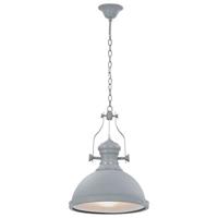 VidaXL Plafondlamp rond e27 grijs - thumbnail