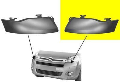 KOPLAMPSIERLIJSTLINKS-12 PRIMER zonder KOPLAMPSPROEIER-GATEN 0905511