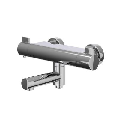 Badthermostaatkraan IVY Pact Opbouw Omstel Met Draaibare Baduitloop Met Omstel Cooltouch Chroom IVY