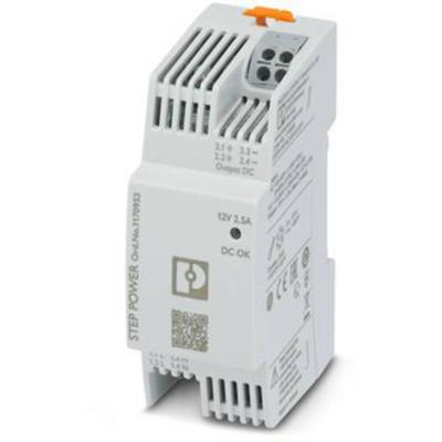Phoenix Contact 1170953 DIN-rail netvoeding 12 V/DC 2.5 A 30 W Aantal uitgangen:1 x Inhoud 1 stuk(s) Phoenix Contact 1170953 DIN-rail netvoeding 12 V/DC 2.5 A 30 W Aantal uitgangen:1 x Inhoud 1 stuk(s)