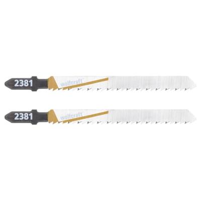 Wolfcraft Decoupeerzaagblad | HCS | L=100mm | T-Schaft | 2 stuks - 2381000 Wolfcraft Decoupeerzaagblad | HCS | L=100mm | T-Schaft | 2 stuks - 2381000