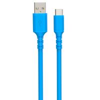 Kabel USB A naar USB-C DCU Blauw 1 m - thumbnail