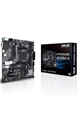Moederbord - ASUS - PRIME A520M-K - AMD A520 - Micro ATX - 64 GB RAM