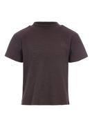 LOOXS 10sixteen Meisjes t-shirt rib loose slub - Antraciet - thumbnail