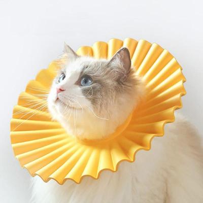 Aino Zachte beschermkraag voor kat - Oranje - Maat M Aino Zachte beschermkraag voor kat - Oranje - Maat M