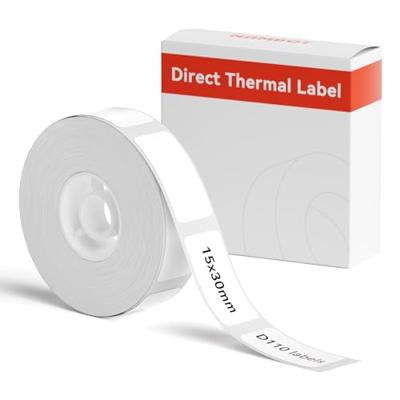 NIIMBOT A2A68601301 Etiketten (rol) 30 x 15 mm Wit 210 stuk(s) Universele etiketten