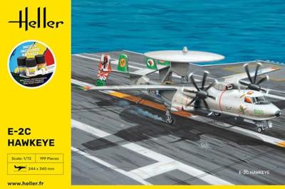 Heller 58300 STARTER KIT E-2C Hawkeye Bouwpakket Schaal 1:72