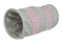 TRIXIE SPEELTUNNEL FLEECE MEERKLEURIG 50X25X25 CM 2 ST - thumbnail