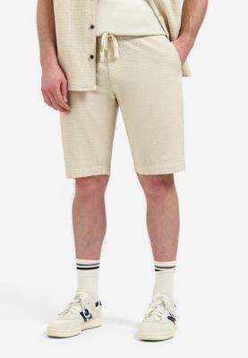 No- Excess Short Chino Jacquard Uni 318190322 Korte Broeken 045 Desert
