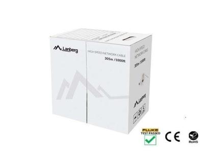 LANBERG CAT.5E UTP KABEL 305M CU DRAAD ZWART FLUKE