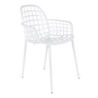 Zuiver Tuinstoel 'Albert Kuip' Aluminium, kleur Wit - thumbnail