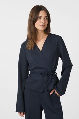 Neo Noir Blouse Simmi | Navy Neo Noir Blouse Simmi | Navy