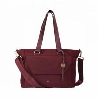 Laptoptas shopper dames 15.6 inch - aubergine - MŌSZ Denise - thumbnail