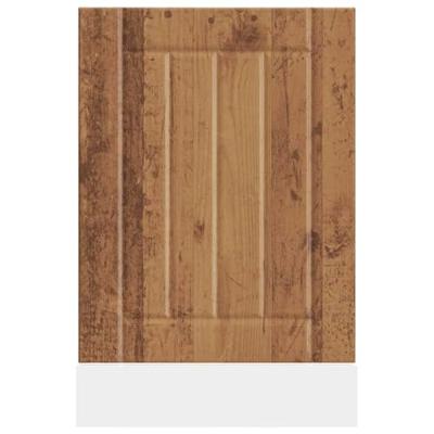 Vaatwaspaneel Lucca bewerkt hout oud houtkleurig - thumbnail