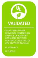 tesa UNIVERSAL 56348 Textieltape Wit (l x b) 10 m x 50 mm 3 stuk(s) - thumbnail