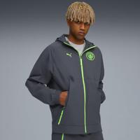 PUMA Manchester City Pumatech Trainingsjack Woven 2025-2026 Grijs Groen - thumbnail