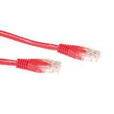 ACT IB2510 CAT6A U/UTP Patchkabel | Snagless | RJ45 Connectoren | Rood | 10 meter