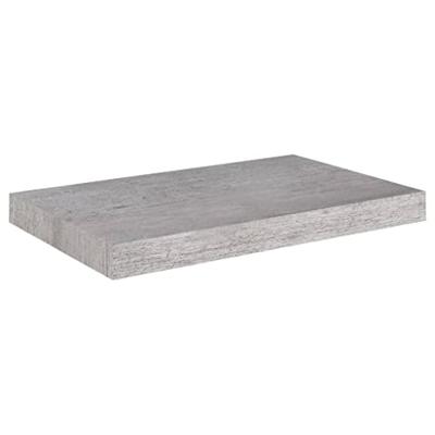 VidaXL Wandschappen zwevend 4 st 50x23,5x3,8 cm mdf betongrijs VidaXL Wandschappen zwevend 4 st 50x23,5x3,8 cm mdf betongrijs