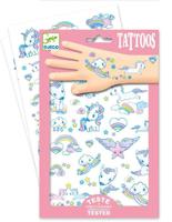 DJECO Eenhoorn Tatoeages rozen - thumbnail