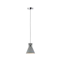 Paulmann Verve 70890 Hanglamp LED E27 20 W Beton-grijs, Chroom - thumbnail
