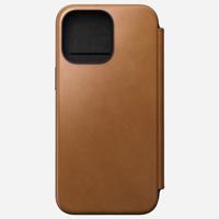 Nomad Modern lederen folio iPhone 15 Pro Max - English Tan - thumbnail