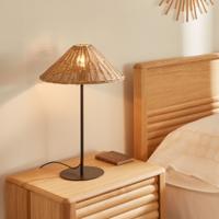 Kave Home Tafellamp 'Urania' 50cm, Rotan - thumbnail