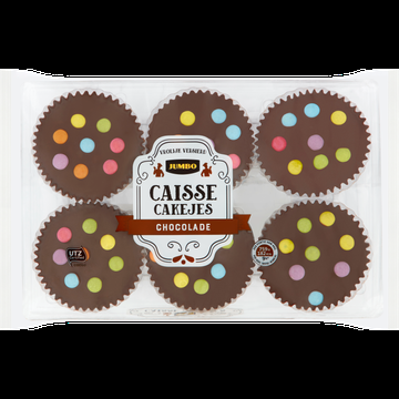 Jumbo Caisse Cakejes Chocolade 6 Stuks