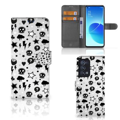 Telefoonhoesje met Naam OPPO Reno 6 Pro Plus 5G Silver Punk Telefoonhoesje met Naam OPPO Reno 6 Pro Plus 5G Silver Punk