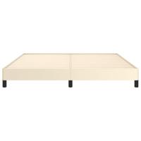 Bedframe kunstleer crmekleurig 180x200 cm - thumbnail