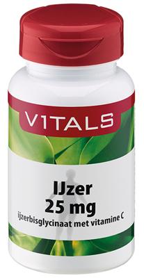 Vitals IJzer 25mg met vitamine C 100 Capsules