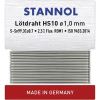 Stannol HS10 Soldeertin, loodvrij Loodvrij Sn99,3Cu0,7 ROM1 6 g 1 mm - thumbnail