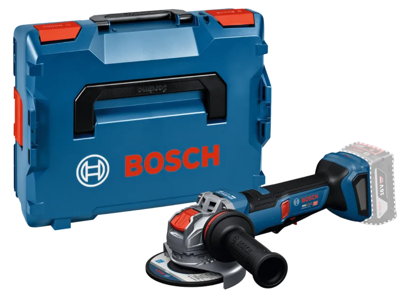 Bosch Blauw GWS 18V-11 PS Professional Accu Haakse Slijper | 125mm | Exclusief Accu's en Lader in L-boxx - 06019N4301