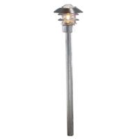 Konstsmide 7311-320 Modena Staande buitenlamp Gloeilamp E27 60 W Zilver - thumbnail
