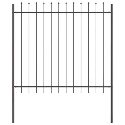 Tuinhek Grijs 1,7 x 1,5 m Poedercoating staal