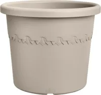 elho bloempot algarve cilindro d58 h48cm Paddenstoel beige - thumbnail