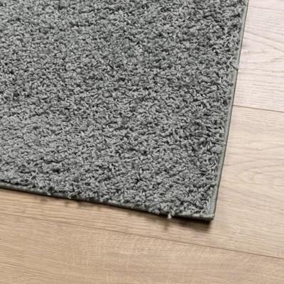 VidaXL Vloerkleed pamplona shaggy hoogpolig modern 120x120 cm groen