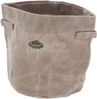 Mand Canvas Gewaxt Grijs Ø22cm - thumbnail