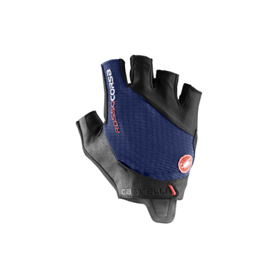 Castelli rosso corsa pro glove fietshandschoenen blauw L