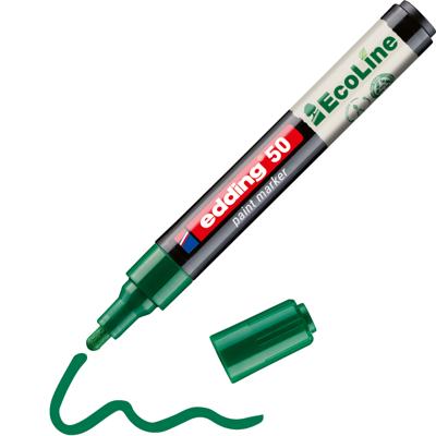 Paintmarker edding 50 eco waterbasis 2-3mm groen Paintmarker edding 50 eco waterbasis 2-3mm groen
