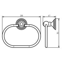 Handdoekring Haceka Allure Chroom Haceka - thumbnail